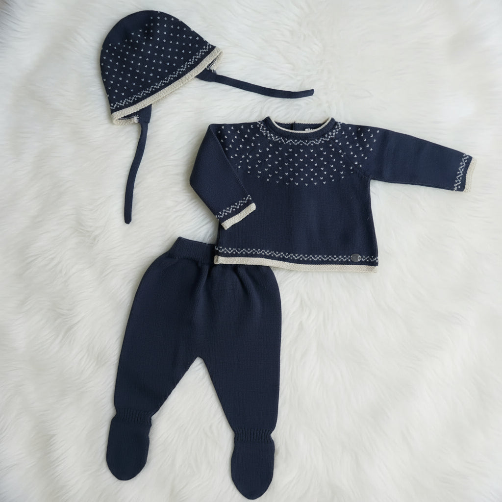 Conjunto Nieve - Azul Marino