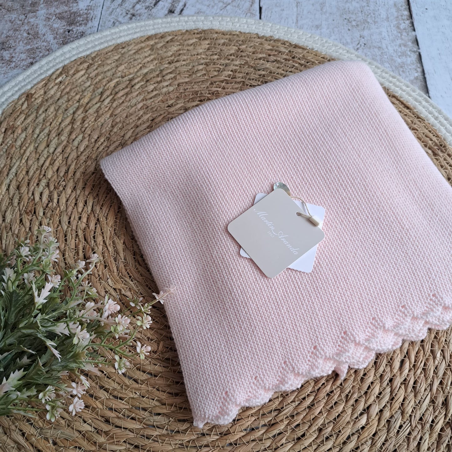 Cobija Cardiff- Rosa claro