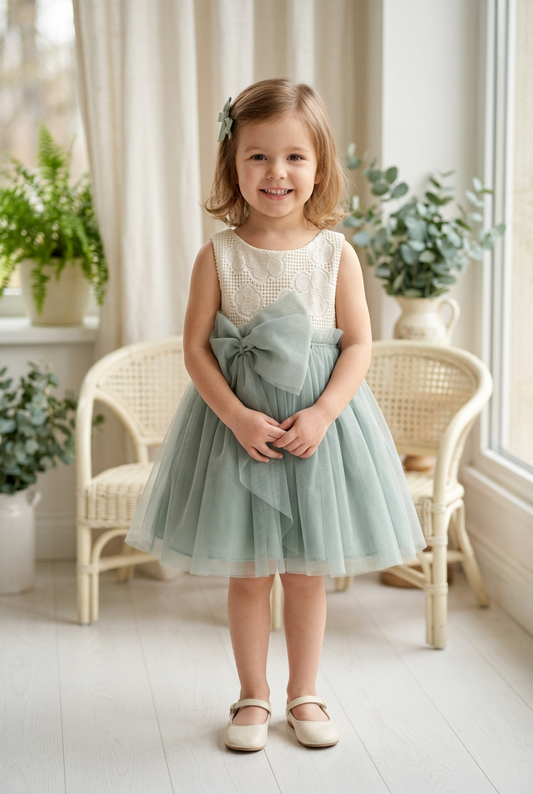 Vestido Infantil Olivo