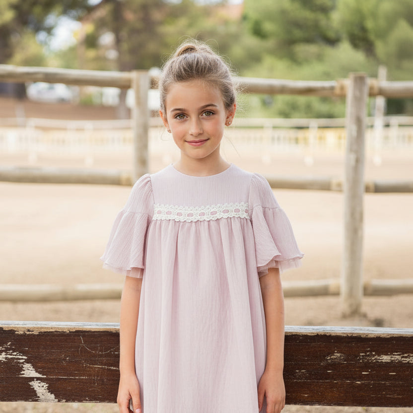 Vestido Infantil Sara Liso
