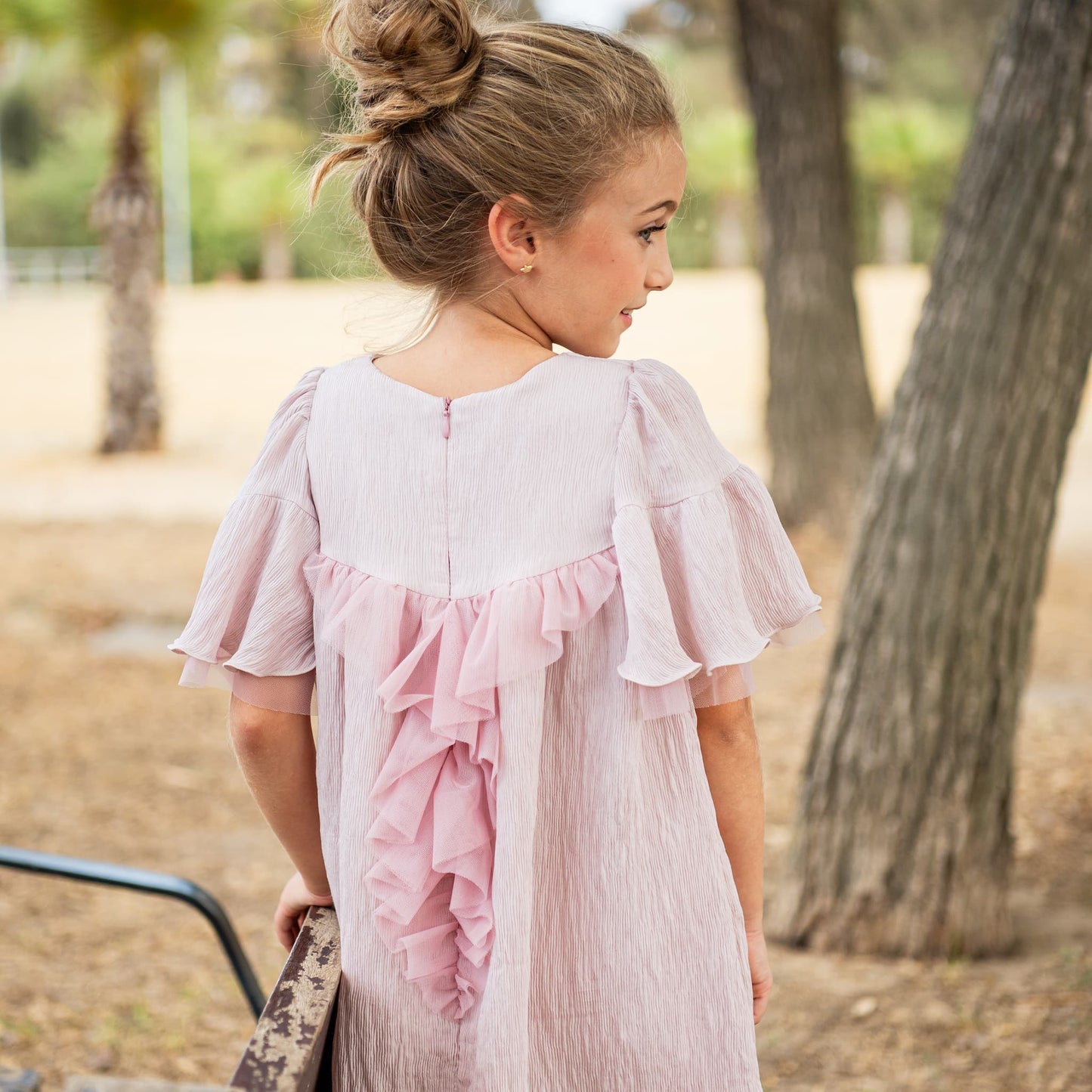 Vestido Infantil Sara Liso
