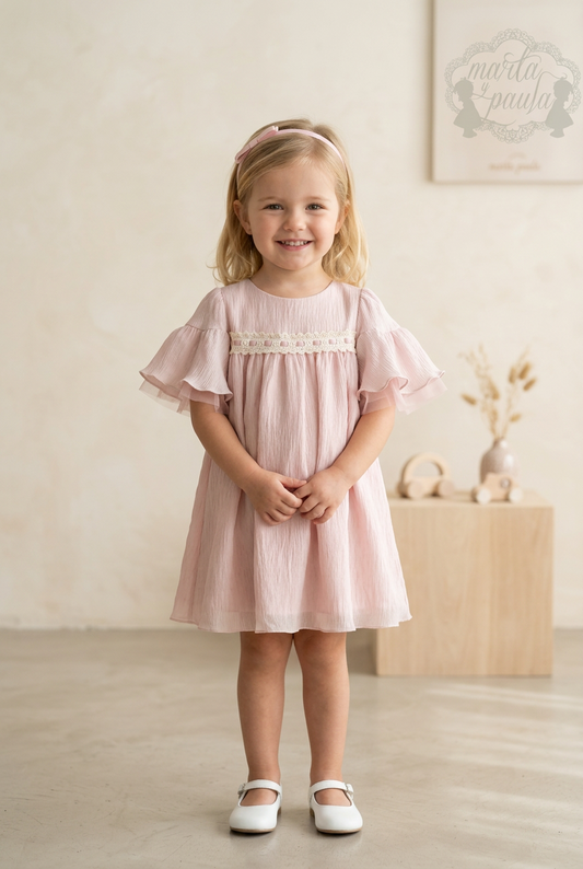 Vestido Infantil Sara Liso